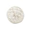 4" Distressed White Ceramic Country Orb Vase Filler Set